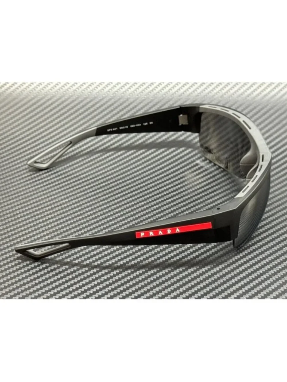 New Prada Linea Rossa Men Black Sunglasses 69-19-125